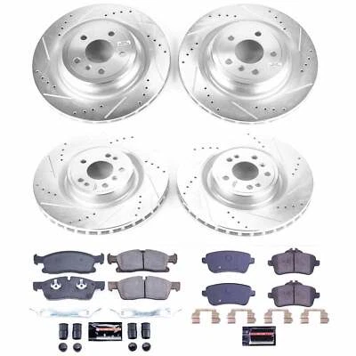 Kit de frenos de disco PowerStop - Delantero y trasero - Se adapta a Mercedes Benz ML400 2015 Z23 Da Foto 1 de 4