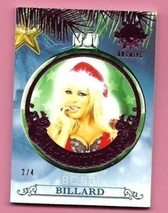2019 BENCHWARMER BOBBI BILLARD ARCHIVE INSERT CARD #02/4 NRMT-MT ONLY 4 MADE - Picture 1 of 1