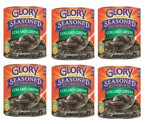 Glory Foods Gewürzt Collard Grün, Southern-Style, 27 Unzen Dose (6er Pack) - - Bild 1 von 24