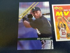 Bo Jackson Chicago White Sox Ballstreet 1991 #18 OVERSIZE RARE Oddball