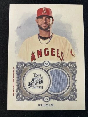 2019 Topps Allen and Ginter Albert Pujols Jersey Relic - Image 1 of 2