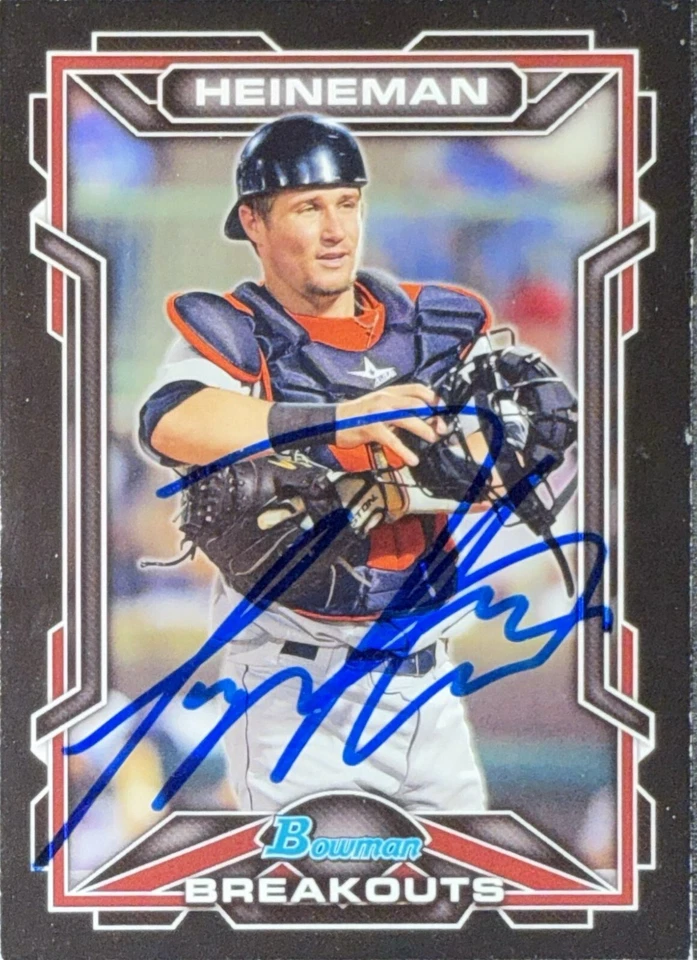 2013 Bowman Breakouts #BSB-TH Tyler Heineman Rookie Houston Astros AUTO SIGNED - Image 1 of 1