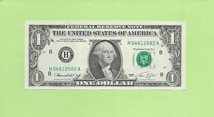 1974 ..UNCIRC 1 $ H 0481 2582 A .... 1974 1 $ H-A NICE NOTE FRN - Bild 1 von 2