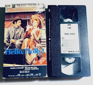 Hello Dolly VHS Tape Movie Full Screen Musical Barbara Streisand Walter Matthau - Picture 1 of 12
