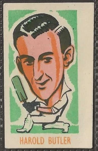 KIDDYS FAVOURITES-POPULAR CRICKETERS 1948-#02- NOTTINGHAMSHIRE - BUTLER  - Picture 1 of 2