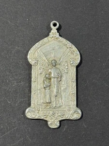 Antique religious medals "ANGEL DE LA GUARDA" (5.5 x 3 CM) - Picture 1 of 2