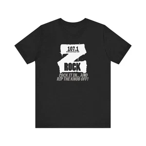 Camiseta Z Rock 107.1 Circleville Ohio anuncio vintage - Imagen 1 de 9