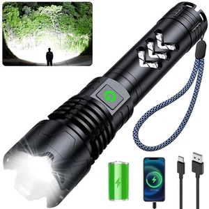 Flashlights High Lumens Rechargeable, 990000 Lumens Super Bright Flashlight, ... - Picture 1 of 8