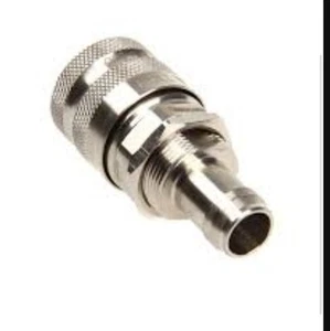 Koolance QD3 Quick Connector 10mm Hose QD3-FS10-P Panel Mount Bulkhead Female - Afbeelding 1 van 4