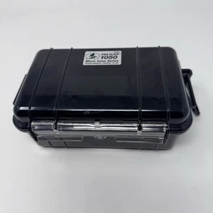 Pelican 1050 Micro Case schwarz Go Pro Kamera Handy Reiseschutz 7”x4”x3” - Bild 1 von 11