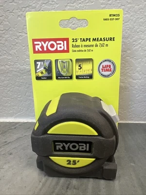 Ryobi 25 foot Tape Measuring with Fractional Scale - Image 1 of 3