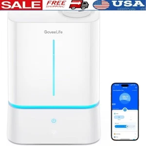 Smart Ultrasonic Humidifier 4.5L W/ App Control Aroma Diffuser Quiet Nightlight - Picture 1 of 9