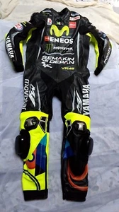 MOVISTAR YAMAHA Motorbike Racing Leather protective Suit - Picture 1 of 6