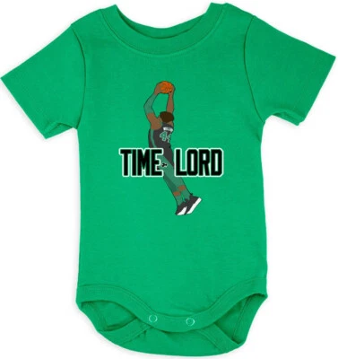 Baby Robert Williams III Boston Celtics Time Lord Dunk Creeper Romper - Image 1 of 2