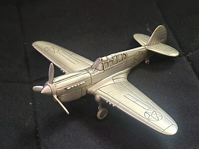 Curtiss P-40 Warhawk US Fighter Danbury Como Nuevo - Estaño Foto 1 de 4