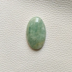 Aquamarine flatback cabochon designer green aquamarine healing gemstone M5812 - Picture 1 of 7