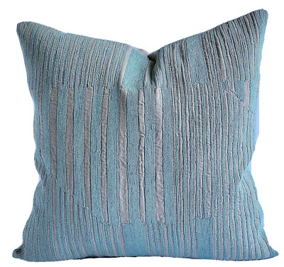 Villa Home Teal  Pillow Cover 22 x 22 - Image 1 of 4