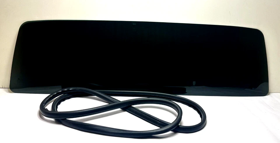 Fits 1980-1996 Ford F100 F150 F250 Rear Glass Window Dark Tinted w/ Gasket - Image 1 of 1