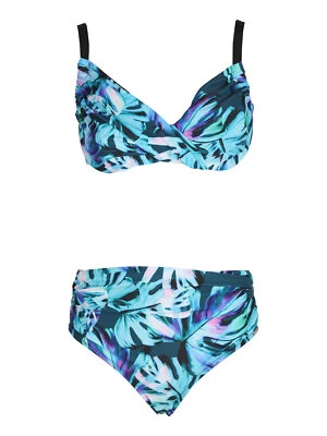 linea sprint Bikini donna floreale a vita alta - Imagen 1 de 3