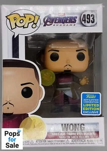 493 Wong - Marvel Avengers Endgame - 2019 Con - Box Damaged Funko POP - Foto 1 di 4