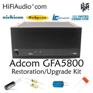 Adcom GFA-5800 amplifier restoration recap upgrade kit fix repair capacitor - Picture 1 of 7