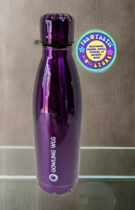 WATER BOTTLE DEEP PURPLE STAINLESS STEEL 17OZ from Rockit Brand NEW - Picture 1 of 8
