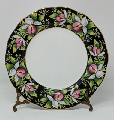 Zapatilla vintage Royal Albert Provincial Flowers para dama 8 1/4" plato de ensalada COMO NUEVA Foto 1 de 3