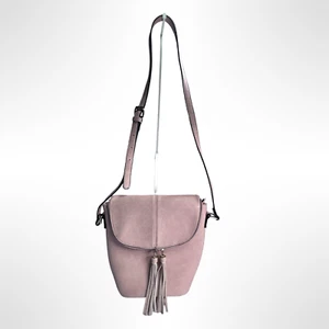 Isabelle Purse Women Soft Pink Leather Fold Over Cross Body Retired Western Core - Picture 1 of 13