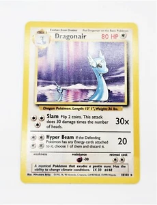1999 Pokémon Game Base Set Unlimited Dragonair #18/102 - Picture 1 of 6