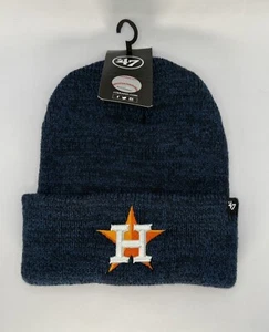 NEW Men's Houston Astros '47 Cuffed Knit Hat Blue - Picture 1 of 5