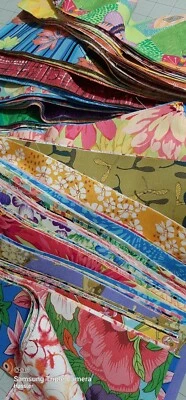 Fabric Scraps Pack Various Designers 100% Cotton fabric lot - More than 2 yards - Image 1 of 4