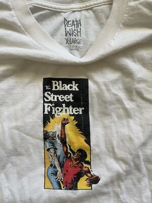 Death Wish Skateboards The Black Street Fighter Long Sleeve T Shirt XL - Image 1 of 4