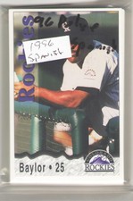 1996 COLORADO ROCKIES Police Spanish set