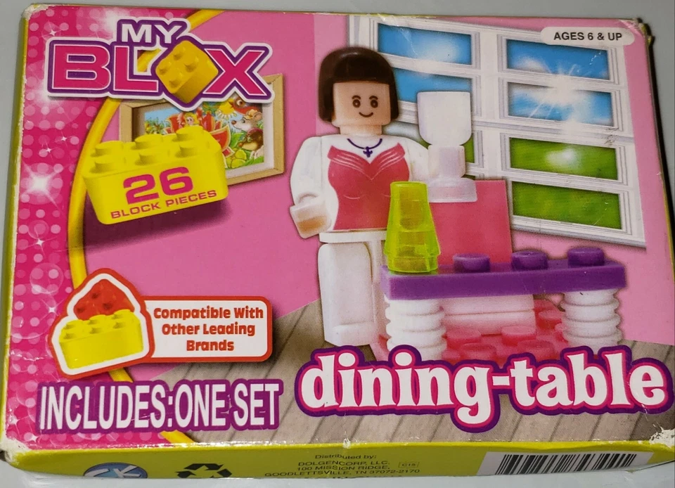 My Blox Dining Table Building Set - 26 Pieces BRAND NEW  - Image 1 of 1