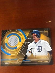 2014 Victor Martinez Topps #TR-VM Relic - Picture 1 of 2