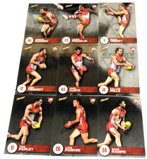 2021 SELECT AFL FOOTY STARS PRESTIGE TRADING CARD BASE TEAM SET (9)-SYDNEY