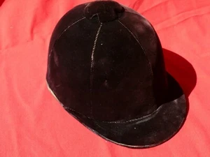 Gorra de montar a caballo clásica vintage para mujer Chuck's Horseman Rendevous OH - Imagen 1 de 7