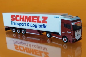 Herpa 317351 MAN TGX GX Valigia-TG. "Sfusione Trasporto & Logistica" 1:87 NUOVO Modello - Foto 1 di 2
