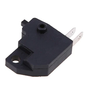 1 Pcs Black Motorcycle Left Lever Brake Stop Light Lamp Switch for Honda Yamaha - Picture 1 of 10