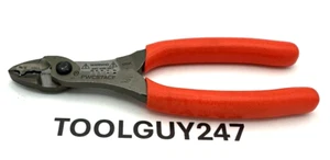 HERRAMIENTAS A PRESIÓN EE. UU. NARANJA Agarre Suave 7" Pelacables Cortador Crimpadora PWCS7ACF - Imagen 1 de 4