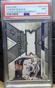 2020-21 SPx Extravagant Materials Connor McDavid #EM-CM PSA 9 - Bild 1 von 3
