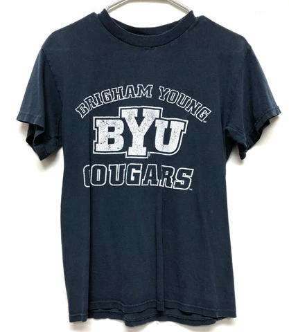 Tennessee River Mens Blue Graphic T Shirt Brigham Young Cougars BYU - Size S Cover