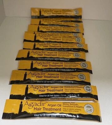 Tratamiento capilar con aceite de argán Agadir 0,25 oz - (12 muestras) Foto 1 de 4
