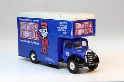 Corgi Classics Brewer And Turnbull Bedford Luton Blue Diecast Van 1987 Model - Image 1 of 4