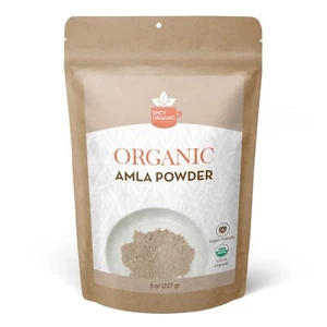 Bio Amla Pulver 8 Unzen für Haarwachstum - Indische Stachelbeere rein & natürlich - Bild 1 von 3