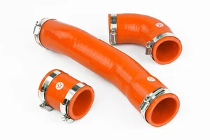 Stoney Silicone Intercooler Hoses fits Land Rover Discovery MK1 200TDI Orange - Picture 1 of 4