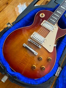 1988 Gibson Les Paul 1959 Pre-Historic Reissue Guitar | Cherry Sunburst - Picture 1 of 15