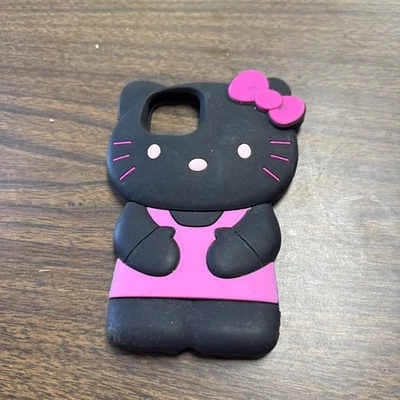 Funda de teléfono suave de silicona 3D Hello Kitty My Melody para iPhone 13 14 Foto 1 de 4