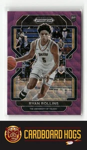 2022 Prizm Draft Picks #86 Ryan Rollins Toledo Purple Wave Prizm RC Rookie - Picture 1 of 2