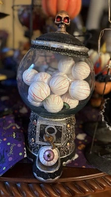 Katherines Collection Halloween Which Way to Witchville Eyeball Machine EUC - Image 1 of 4